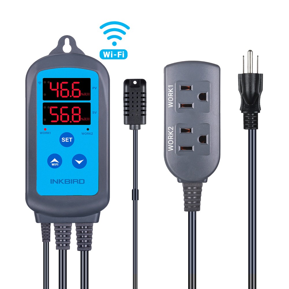 Humidity Controller Reptile Humidistat Thermostat WiFi IHC-200 Humidification CF