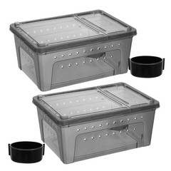 Leopard Gecko Tank Snake Box Container Lizard Breeding Terrarium