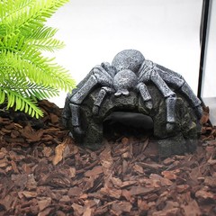 Reptile Rock Cave Hideouts Terrarium Habitat Decor Gecko Tank Accessories for…