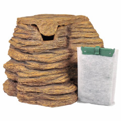 REPTILE TANK KIT 20-Gallon Aquatic Turtles Glass Tank w/Filer, Lamps, Decor
