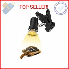 DaToo Reptile Heat Lamp Rotatable Turtle Heating Light with 50W UVA UVB Heat Bul