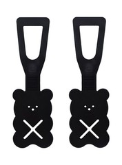 Dog Poop Bag Holder for Leash, 2-Pack Hands-Free Waste Bag Carrier & Dispense…