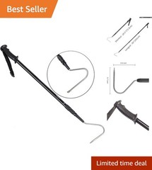 Professional 57″ Stainless Steel Snake Hook – Lightweight and Portable Design