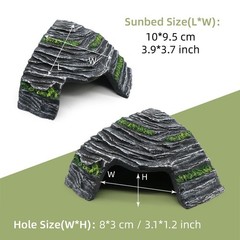 Small Turtle Basking Platform Climbing Ramp Shale Scape Step Ledge, Reptile C…
