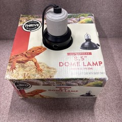 New Thrive 8.5″ Dome Lamp 6ft Cord On/Off Switch for 150 Watt bulb