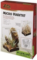Zilla Micro Habitat Arboreal Home for Tree Dwelling Small Pet Size Large