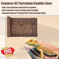 Tfwadmx L 19.7″x39.3″ Reptile Carpet Mat Liner