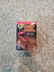 Zoo Med Nocturnal Infrared Heat Lamp, 100 Watts For Reptile Terrarium