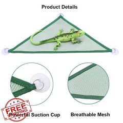 ADOGGYGO Bearded Dragon Lizard Hammock, Reptile Lounger Ladder, Bearded Drago…