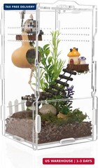 Jumping Spider Enclosure Acrylic Terrarium 8x4x4