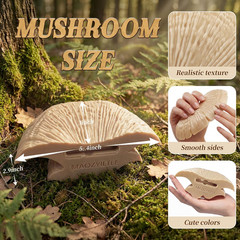 Mushroom Reptile Ledge| Tree Frog Terrarium Tank Accessories, Crested Gecko Tank