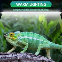 T8 UVB Reptile Light 15W 5.0-2 Pack,UVA UVB Light Bulb for Reptiles,Reptile U…