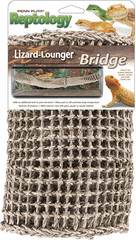 Reptology Lizard Lounger Bridge – 100% Natural Seagrass Fiber – Great for Bearde