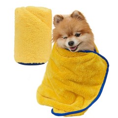 Small Portable Pet Towel, 8x 8, Super Absorbent, Quick-Drying, Dogs, Cats