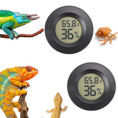 Reptile Thermometer and Humidity Gauge Digtal Terrarium Circular