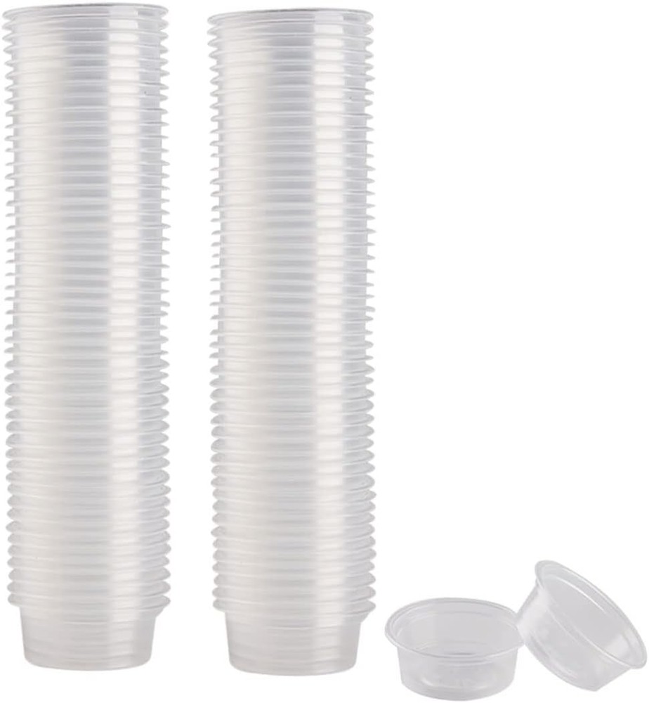 Small Gecko Food and Water Cups Plastic Reptile Feeding Bowls Ledge for Crested