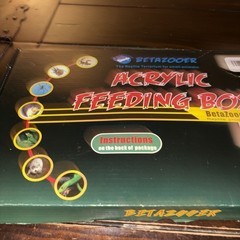 NEW Betazooer Acrylic Feeding Box – Reptile Breeding Terrarium Tank – Open Box