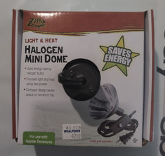 Zilla Halogen Mini Dome Light & Heat Reptile Lamp Fixture NEW
