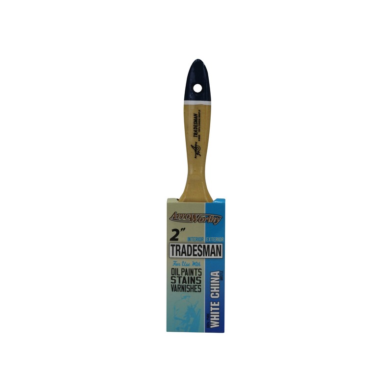 ArroWorthy 5035 2 Tradesman White China Varnish Paint Brush 2 in.
