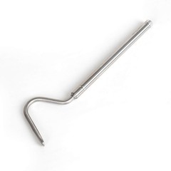 Portable Mini Snake Hook Collapsible Stainless Steel Tongs Retractable Tool