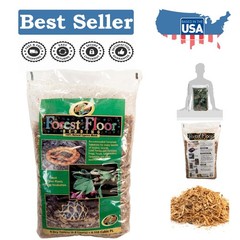 Natural Green Cypress Substrate 8qt for Snakes, Turtles, and Frogs – USA Made
