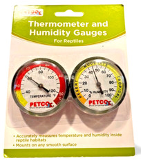 Petco Thermometer And Humidity Gauges Combo Pack For Inside Reptile Habitats