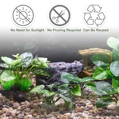 Aquarium Plastic Plants, Driftwood Betta Silk Plants, Silk Plants Aquarium Se…