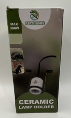 Repti Home Ceramic Lamp Holder Max 300W E26/E27 for Reptile Enclosures