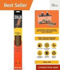 Comfortable and Absorbent Reptile Bedding Floor Liner, 17.25” x 35.25”