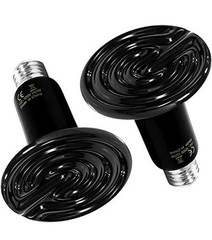 Simple Deluxe 150W Reptile Heat Lamp Bulb Ceramic Heat Emitter No Light 2 Pack