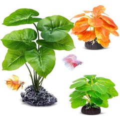 GOZILLA Fish Tank Plants, Reptile Artificial Plastic Plants, Reptile Plants f…