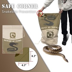 IC ICLOVER Snake Reptile Bag with Drawstring, 20 x 28 Inch Heavy Duty Large S…