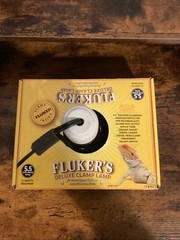 Fluker’s 5.5 inch Deluxe Clamp Lamp for incandescent or ceramic heat 75 watt max