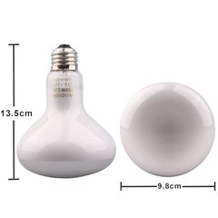 Aiicioo Reptile Basking Light Bulb – 150W Reptile Heat Lamp 2 Pack UVA Daylight