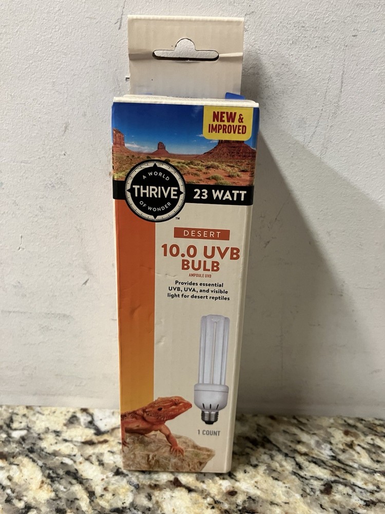 Thrive Desert 10.0 UVB 23 Watt Compact Fluorescent Bulb Reptile