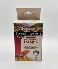 Thrive 100W Golden Light Basking Spot Heating Light 1000 Hours NOB