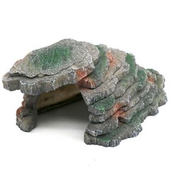 Gecko Hide Shale Scape Step Ledge, Reptile Cave Hideout Tank Accessories Deco…