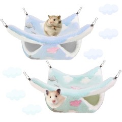 2 Pcs of Rat Hammocks Small Animal Hammock Rat Bed Guinea Pig Hammock Rats Ca…