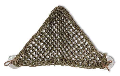Reptology Lizard Lounger Corner Triangle – 100% Natural Seagrass Fiber – Grea…