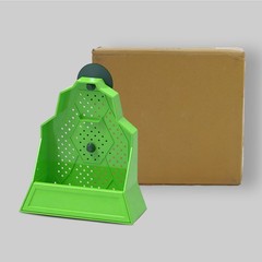 Reptile Feeding Bowl, Feeder for Reptile,Reptile Corner Feeder with Suction Cups