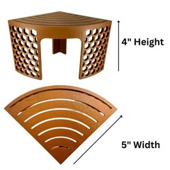 Hermit Crab Climbing Toy Corner Stand Cave Tank Decor Hide Platform Hideout