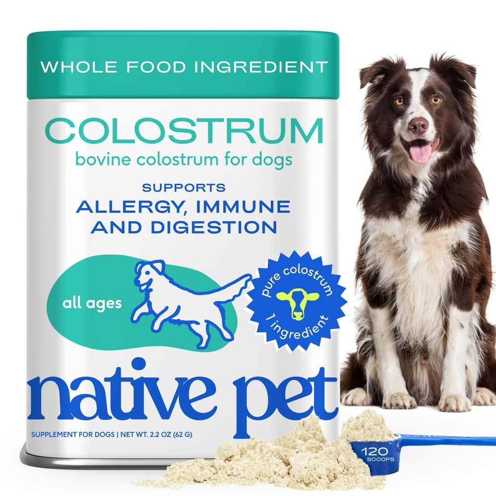 Colostrum for Dogs Bovine Colostrum Powder Dog Allergy Relief, Itchy Skin R…