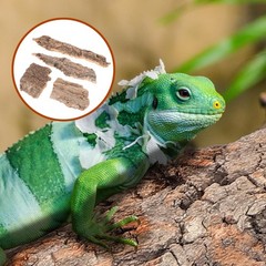 IMIKEYA 4Pcs Reptile Tree Bark Hides: Natural Wood Cork Light Brown