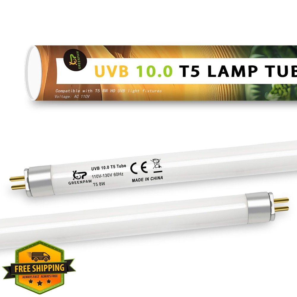 GREENPAW 8W-12INCH UVB reptile bulb 2 pack