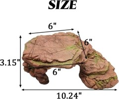 Plataforma para tortugas, rectangular, para acuario, pecera,plataforma ajustable