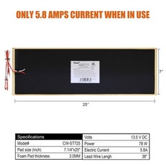 Facon 7-1/4″ x 25″ RV Tank Heater Pad with Automatic Thermostat – 2Packs, RV …