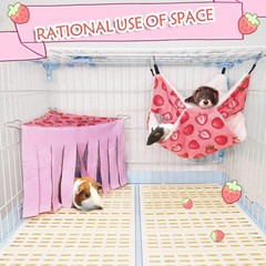 Pet Small Animal Hanging Hammock Ferret Bunkbed Hammock Cage Toy for Hamster …