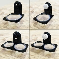 Reptiles Pet Feeding Platform Lizard Gecko Suction Cup Feed Bowl Food Container.
