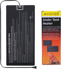 Reptile Heating Pad – Hermit Crab Heater Heat Mat for Reptiles Snake Lizard 24 W