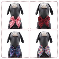 10 PCS Valentines Day Dog Collar Bow Ties Medium Large Adjustable Pet Grooming